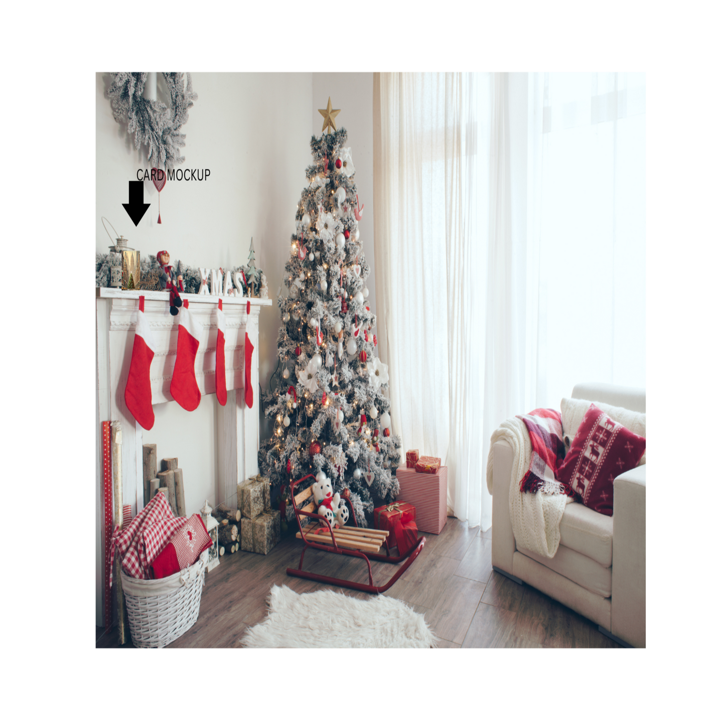 Custom Digital Christmas cards