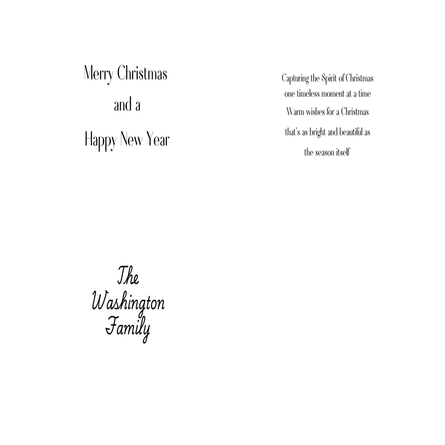 Custom Digital Christmas cards