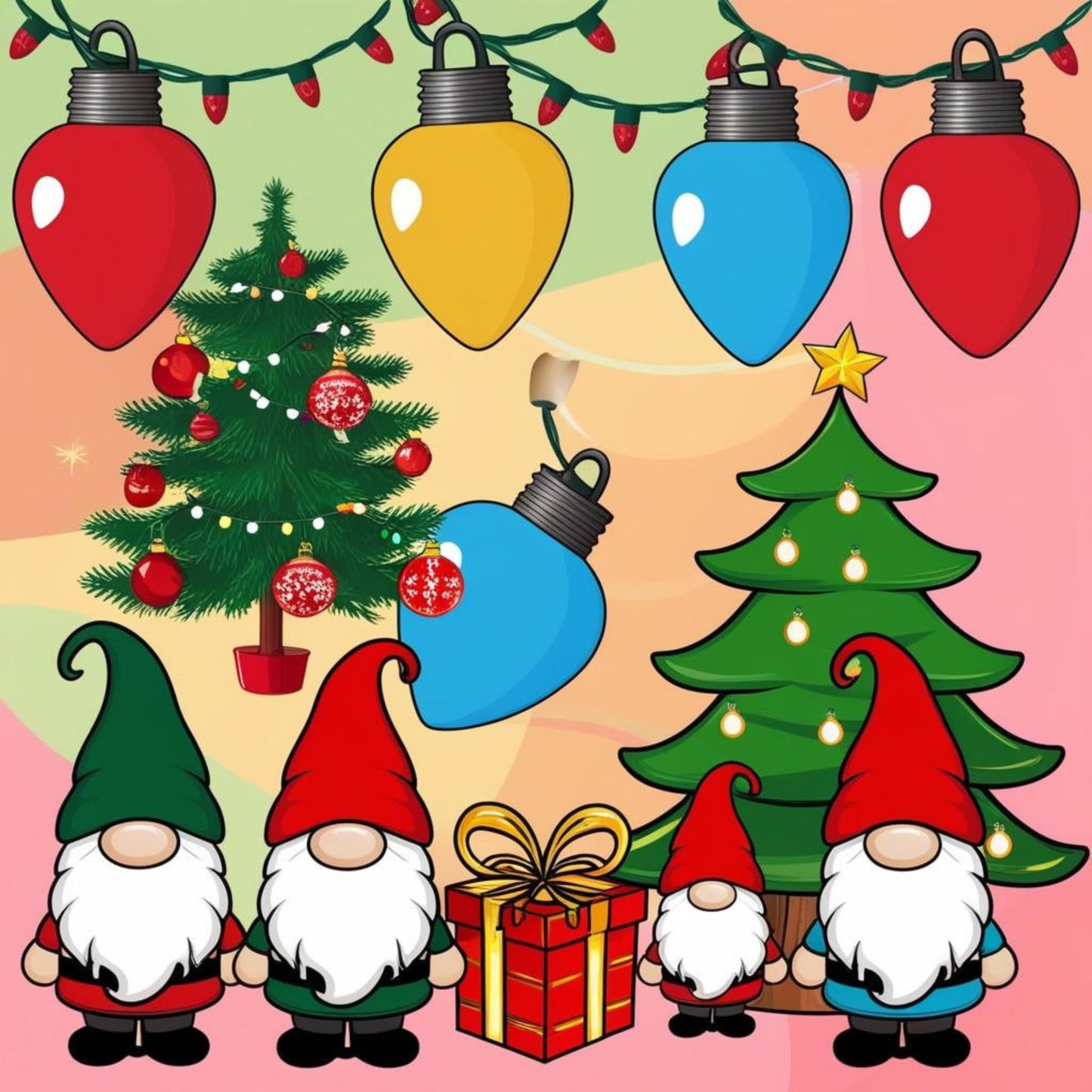 Custom editable digital Christmas cards