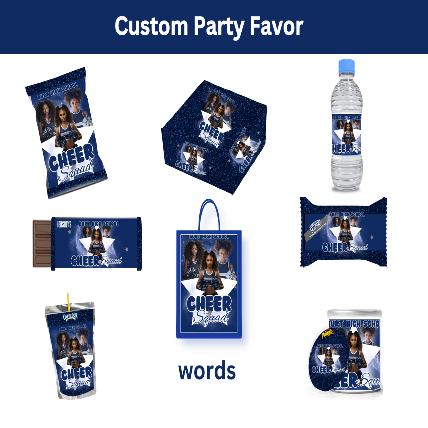 Cheerleader Party Favor