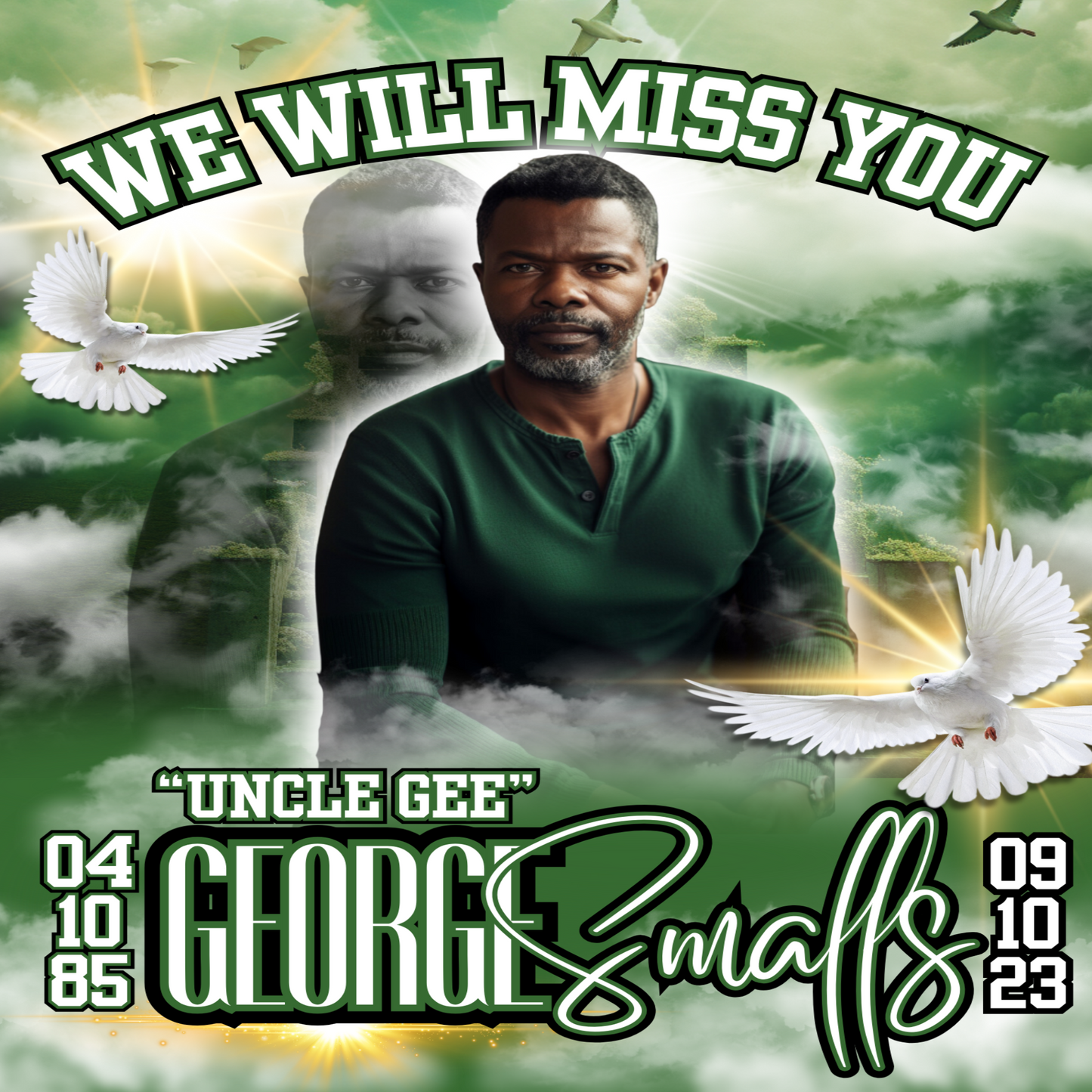 Memorial Bundle editable template