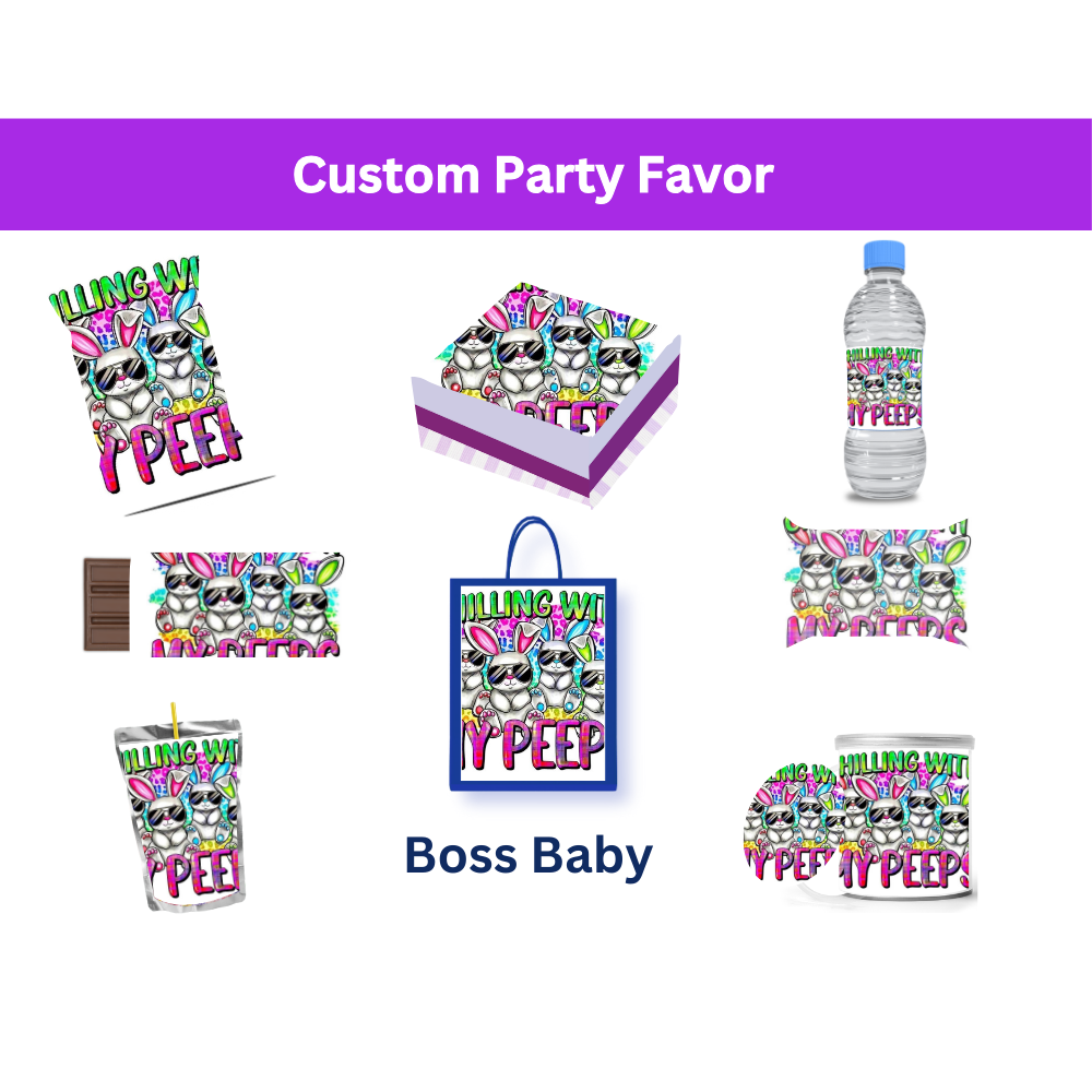 Easter Party Favor Template