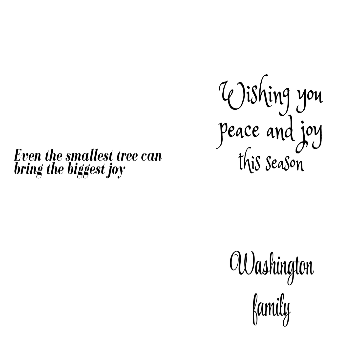 Custom editable digital Christmas cards